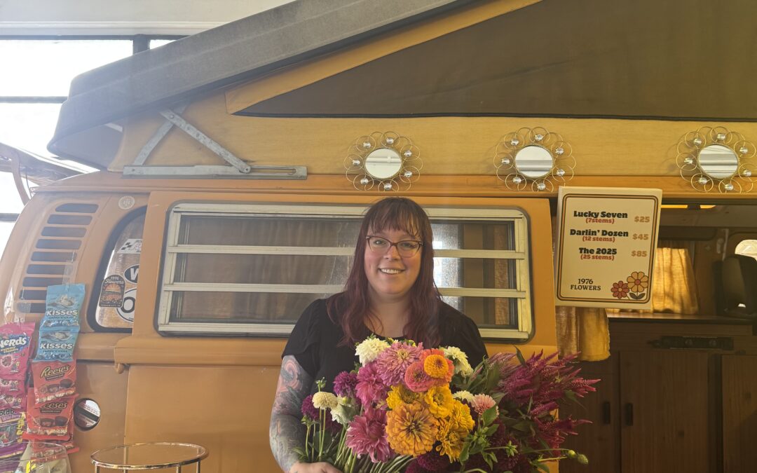 1976 Flowers is Blooming in Downtown Johnson City