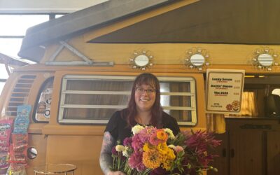 1976 Flowers is Blooming in Downtown Johnson City